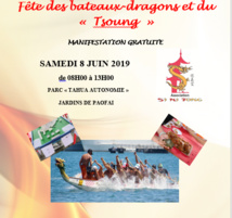 La fête des bateaux-dragons et du Tsoung aura lieu samedi 8 juin