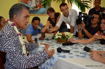 Temaru présente les condoléances de la Polynésie aux parents de Stefan Ramin