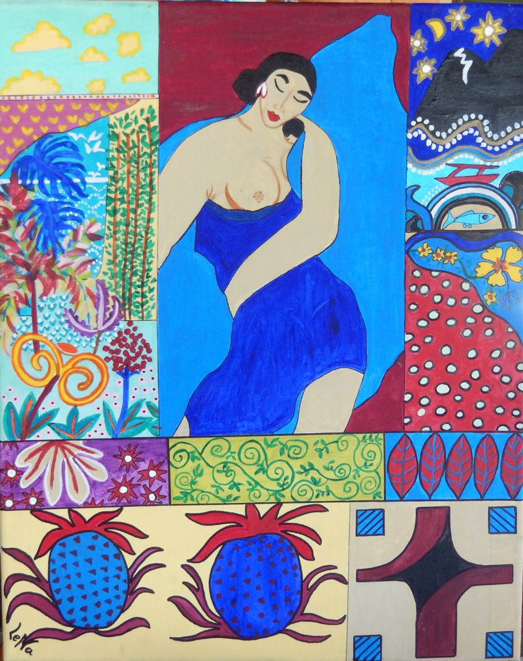 LeNa, fascinée par les couleurs, expose ses dernières créations LeNa, fascinée par les couleurs, expose ses dernières créations