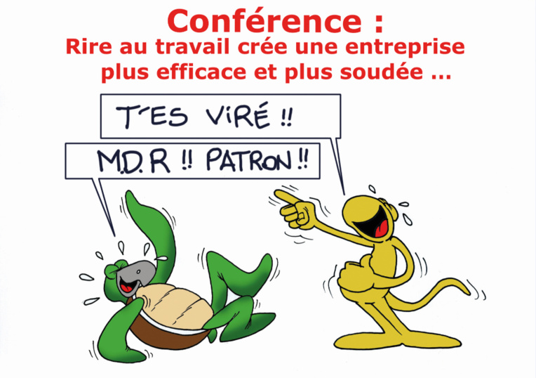 " Le travail c'est la santé " par Munoz
