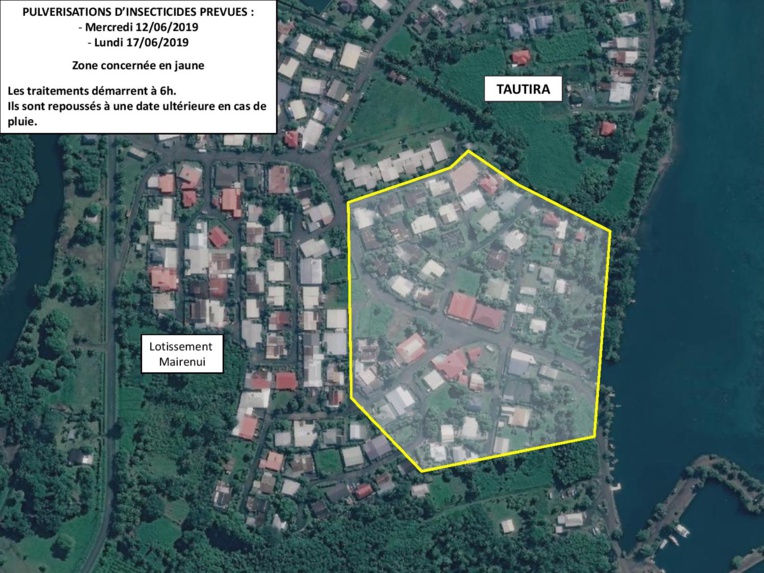 Dengue 2 : les pulvérisations commencent ce mercredi à Tautira