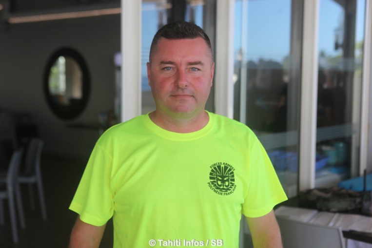 Le Commandant Antoine Fumery, officier des sports du ComSup