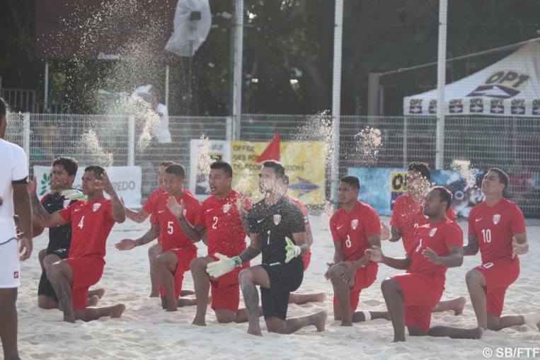 Véritable démonstration des Tiki Toa contre une équipe de Tonga qui débute dans la discipline Véritable démonstration des Tiki Toa contre une équipe de Tonga qui débute dans la discipline