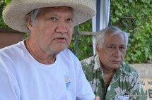 Albert Buillard (au 1er plan) et Jean-Claude Clark