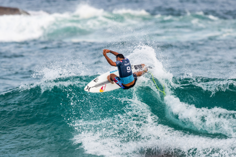 Michel Bourez a fait parler son style toujours aussi radical © Damien Poullenot/WSL Michel Bourez a fait parler son style toujours aussi radical © Damien Poullenot/WSL