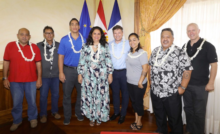 Les nouveaux dirigeants de Morinda reçus par Bouteau Les nouveaux dirigeants de Morinda reçus par Bouteau