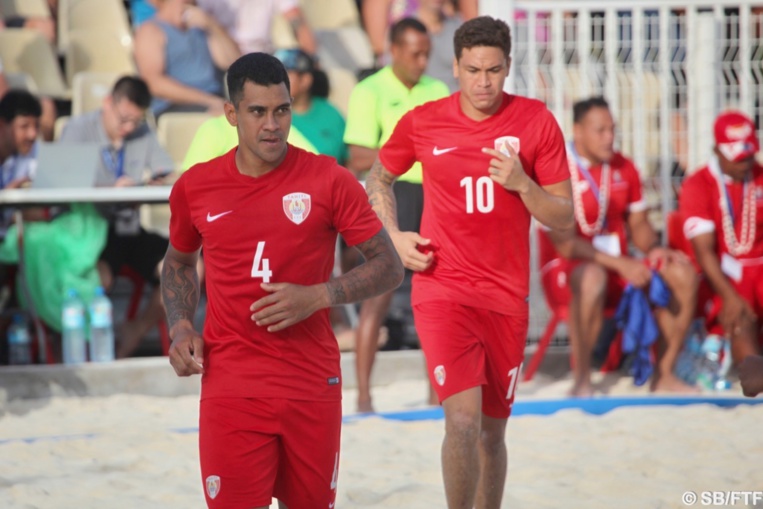 Heimanu Taiarui a été l'homme du match avec trois buts marqués Heimanu Taiarui a été l'homme du match avec trois buts marqués