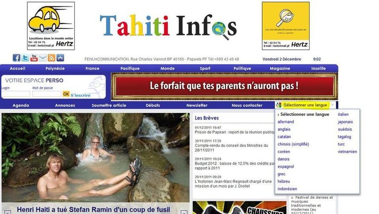 "Le Savez-vous?" notre nouveau rendez-vous pour mieux connaître Tahiti Infos