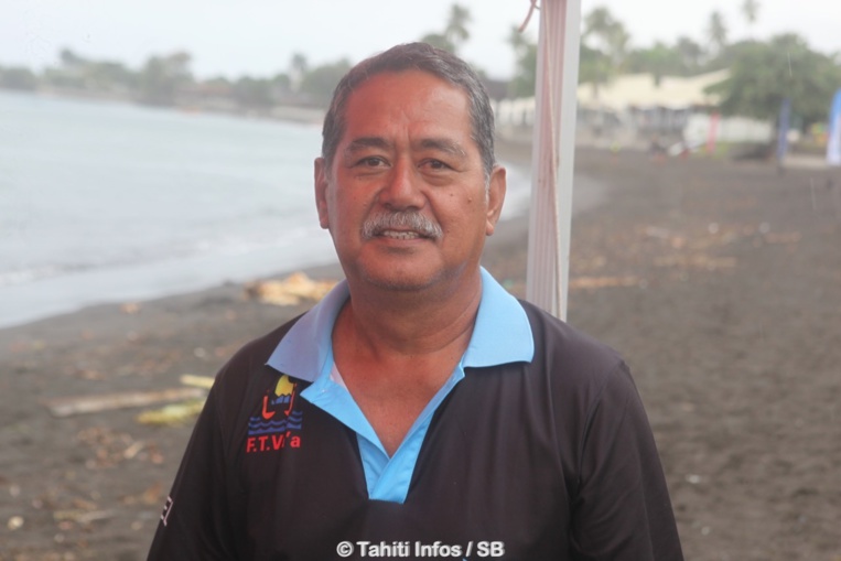 Rodolphe "Dito" Apuarii, président de la fédération tahitienne de va'a