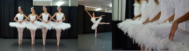 Au centre, Maud Rebourd, danseuse du Ballet Coïnsidanse