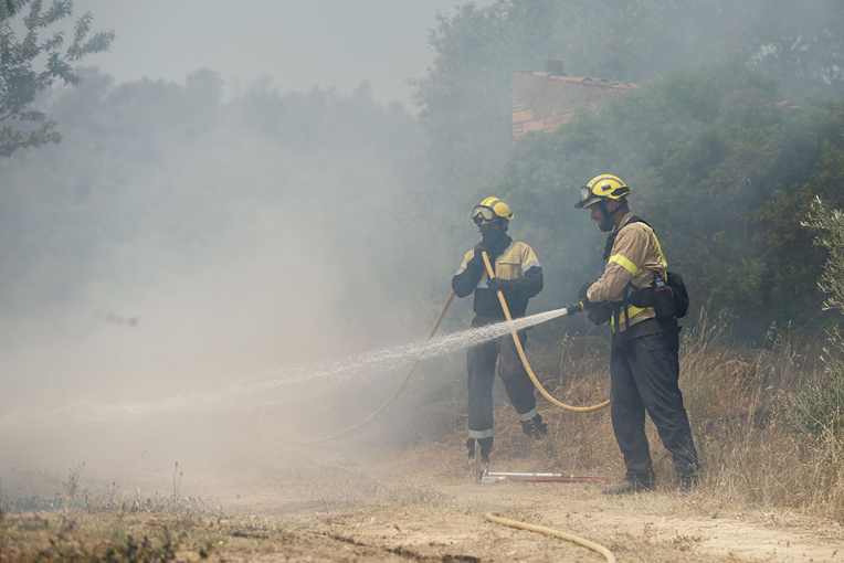 Un incendie hors de contrôle en Espagne