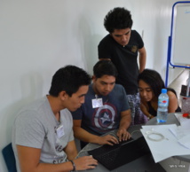 Christine et son équipe n'ont que très peu dormi pendant 4 jours pour terminer leur projet...