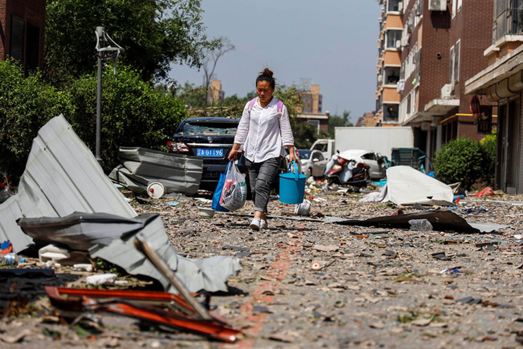 Une tornade frappe la Chine: 6 morts et près de 200 blessés