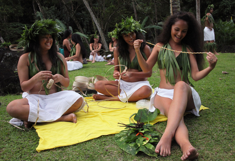 « Âià » sur le marae Arahurahu « Âià » sur le marae Arahurahu