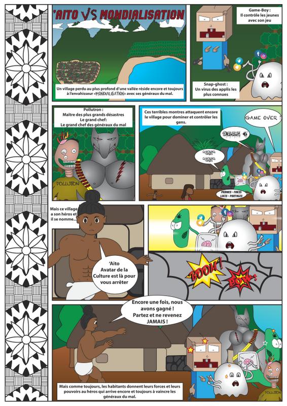 Des lycéens créent une bande dessinée avec Munoz