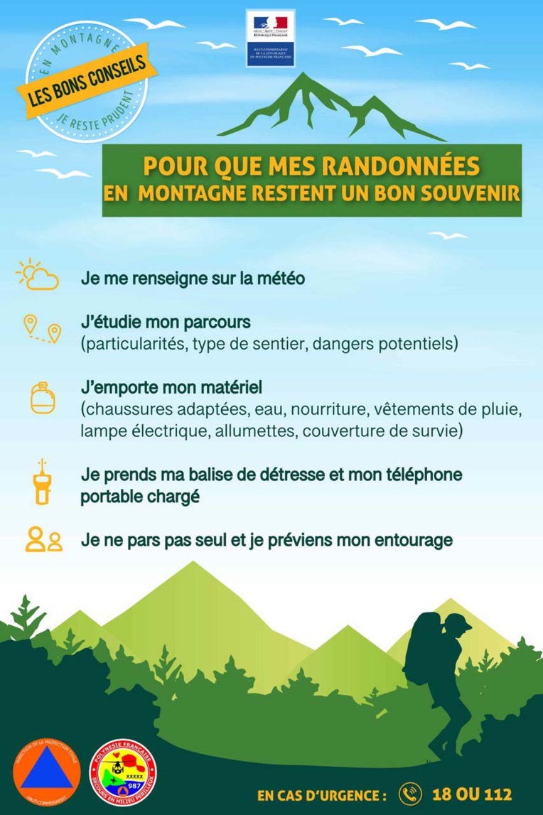 Une randonneuse danoise blessée hélitreuillée au mont Aorai