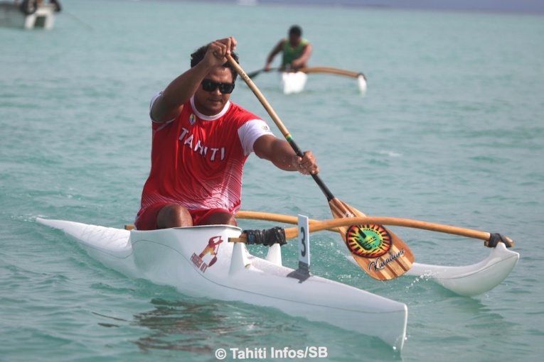 Le rameur de Huahine a ajouté un nouveau titre à son long palmarès Le rameur de Huahine a ajouté un nouveau titre à son long palmarès
