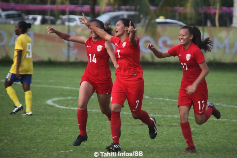 Hanihei Tauraa, auteure du seul but de la rencontre