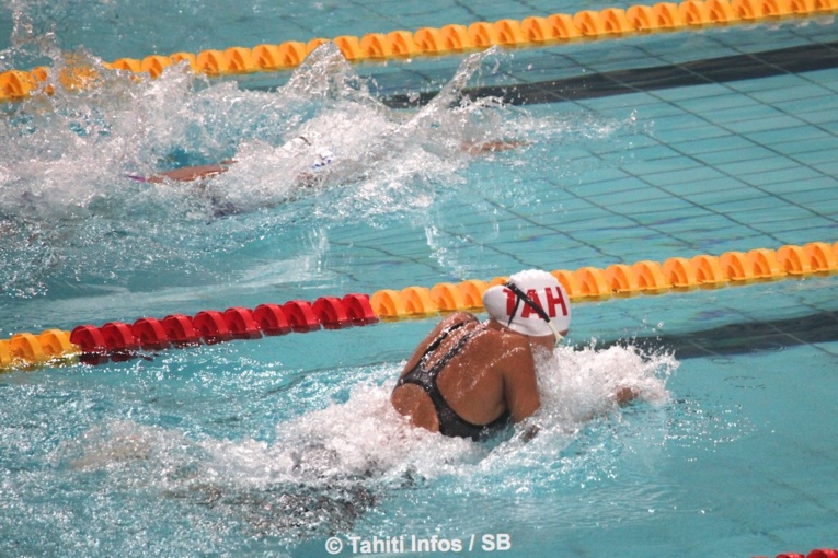Depuis le début des compétitions de natation, les nageurs tahitiens ont rapporté 14 médailles au fenua, dont 2 en or.