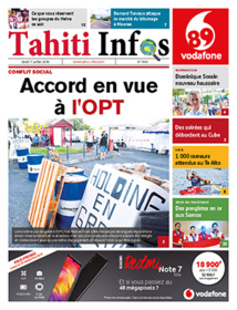 Cliquez sur la Une pour lire le journal