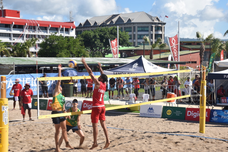 Le beach-volley tahitien en argent