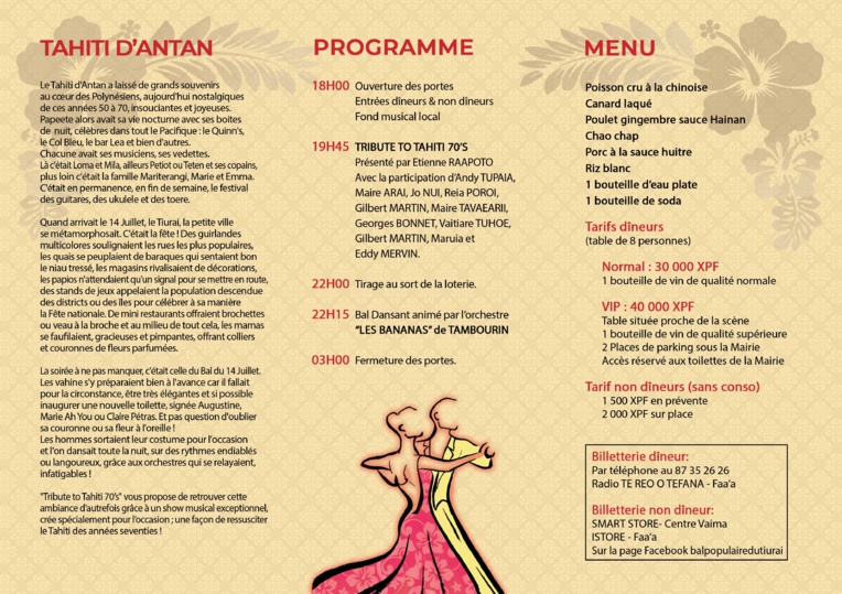 Le bal du Tiurai reporté à samedi