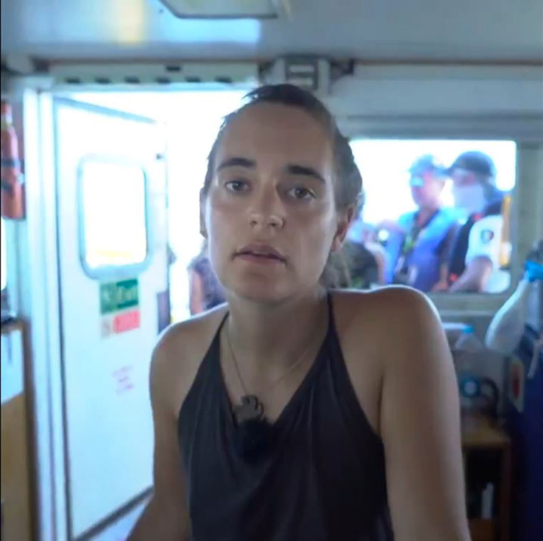 Carola Rackete, capitaine du Sea-Watch 3, appelle l'UE à agir