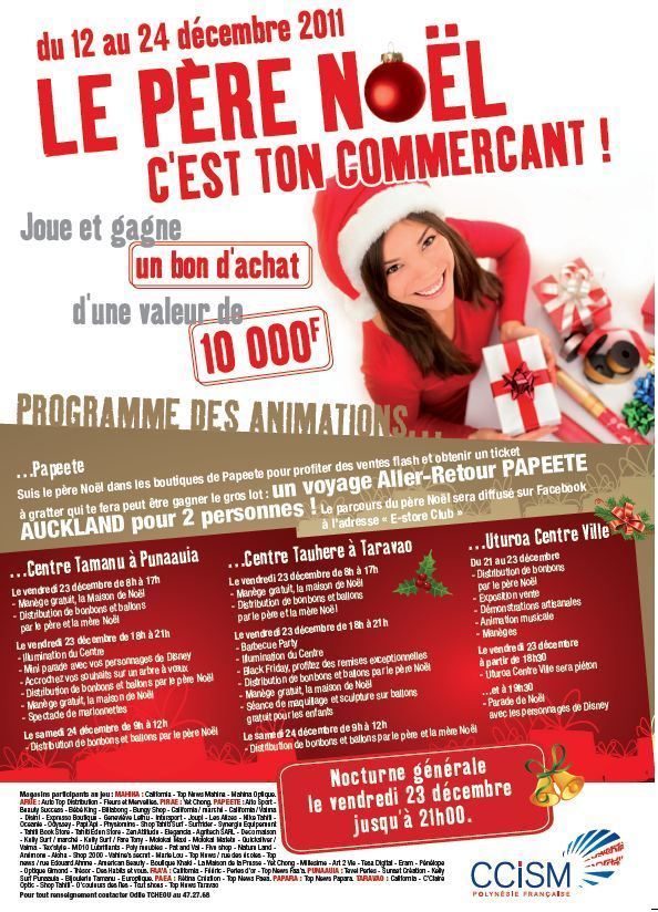 La CCISM aux côtés des commerçants pour les fêtes de fin d'année