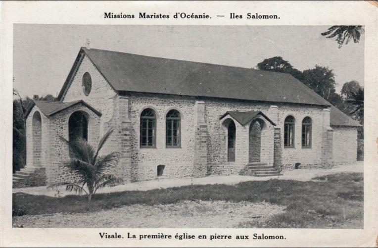 Visale fut la première église en pierre construite aux îles Salomon. Malheureusement, en 1942, un bombardement japonais détruisit la cathédrale bâtie plus tard sur ce site et les restes de Mgr Epalle, qui y avaient été déposés, furent perdus à jamais. Visale fut la première église en pierre construite aux îles Salomon. Malheureusement, en 1942, un bombardement japonais détruisit la cathédrale bâtie plus tard sur ce site et les restes de Mgr Epalle, qui y avaient été déposés, furent perdus à jamais.