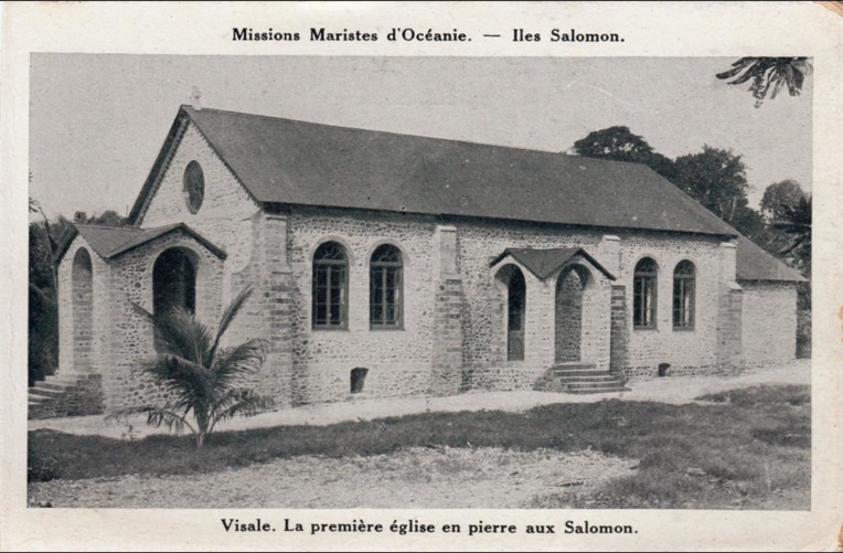 Visale fut la première église en pierre construite aux îles Salomon. Malheureusement, en 1942, un bombardement japonais détruisit la cathédrale bâtie plus tard sur ce site et les restes de Mgr Epalle, qui y avaient été déposés, furent perdus à jamais.