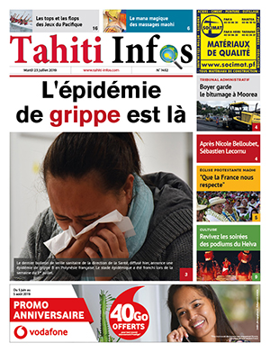 Cliquez sur la Une pour lire le journal