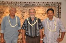 CESC: Visite protocolaire au Député-maire Michel Buillard et au Président de l'assemblée, Jacqui Drollet