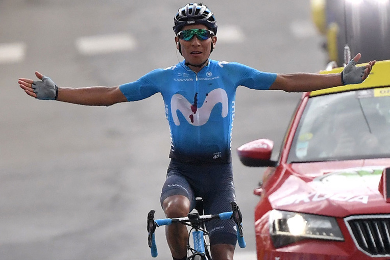 Tour de France: la "fiesta" colombienne avec Quintana et Bernal