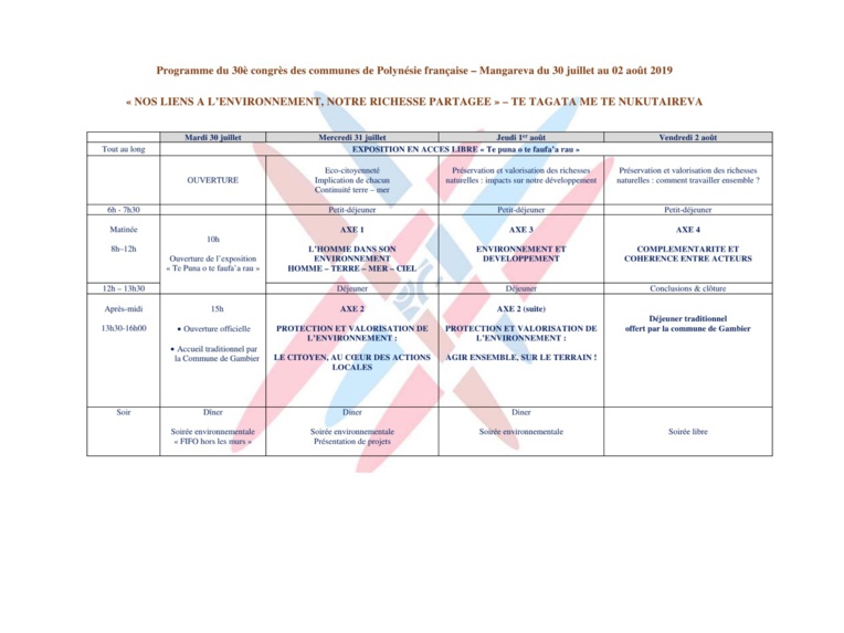 L'environnement au cœur du 30e congrès des communes L'environnement au cœur du 30e congrès des communes