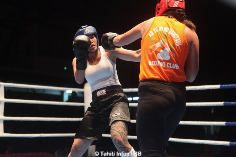 Edith Tavanae s'est imposée à la deuxième reprise Edith Tavanae s'est imposée à la deuxième reprise