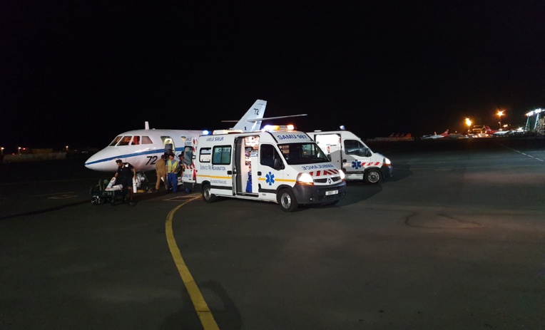 Evasan aux Marquises après un accident de la route Evasan aux Marquises après un accident de la route