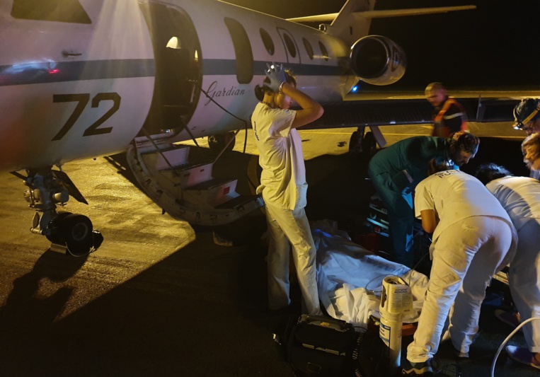 Evasan aux Marquises après un accident de la route