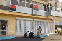 L'agence de la Banque de Polynésie de Pirae est restée fermée mercredi après-midi