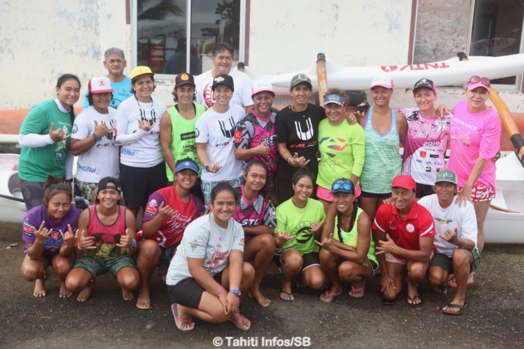 Un dernier entrainement a été effectué samedi au fare va'a de Pirae Un dernier entrainement a été effectué samedi au fare va'a de Pirae