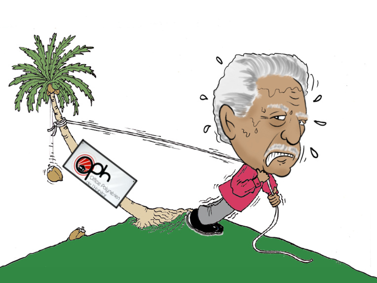 "Bouissou redresse la barre", par Munoz "Bouissou redresse la barre", par Munoz