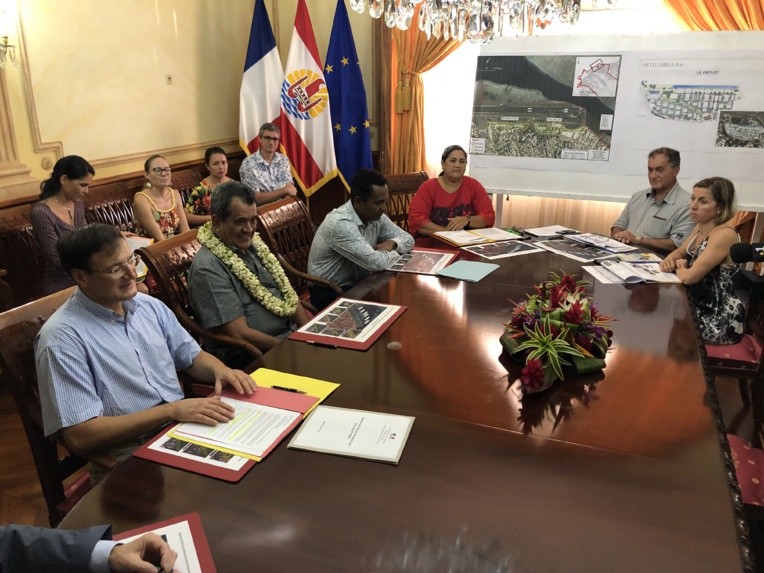 Ces rétrocessions vont permettre le démarrage du plus gros programme de construction de logement social en Polynésie.