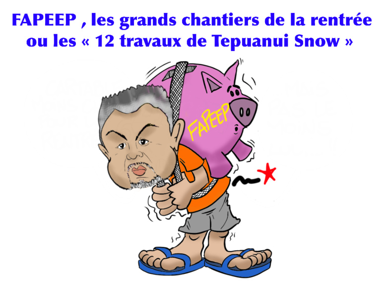 "Les 12 travaux de Tepuanui Snow", par Munoz