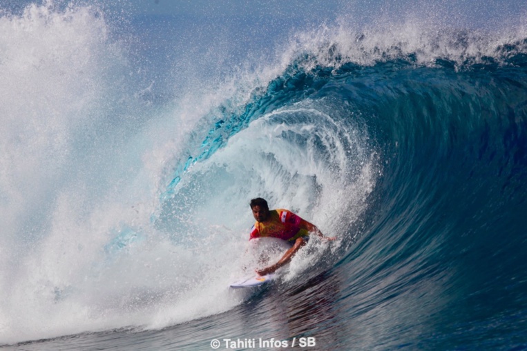 Michel Bourez a mené pendant quasiment toute la série