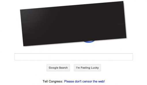Loi antipiratage aux USA: Wikipédia et Google font écran noir pour protester