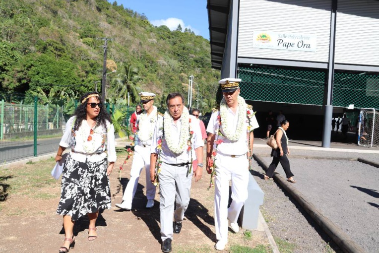 Le haut-commissaire Sorain en visite à Papeete Le haut-commissaire Sorain en visite à Papeete