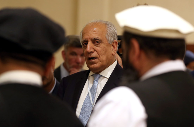 L'émissaire américain Zalmay Khalilzad, artisan des pourparlers avec les talibans.