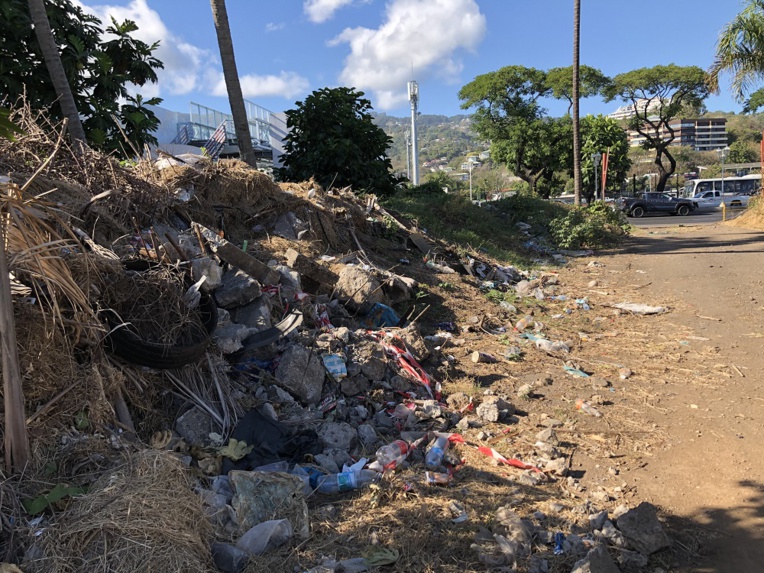 Plusieurs mètres cubes de déchets en tout genre se sont accumulés au cours des dernières semaines. Plusieurs mètres cubes de déchets en tout genre se sont accumulés au cours des dernières semaines.