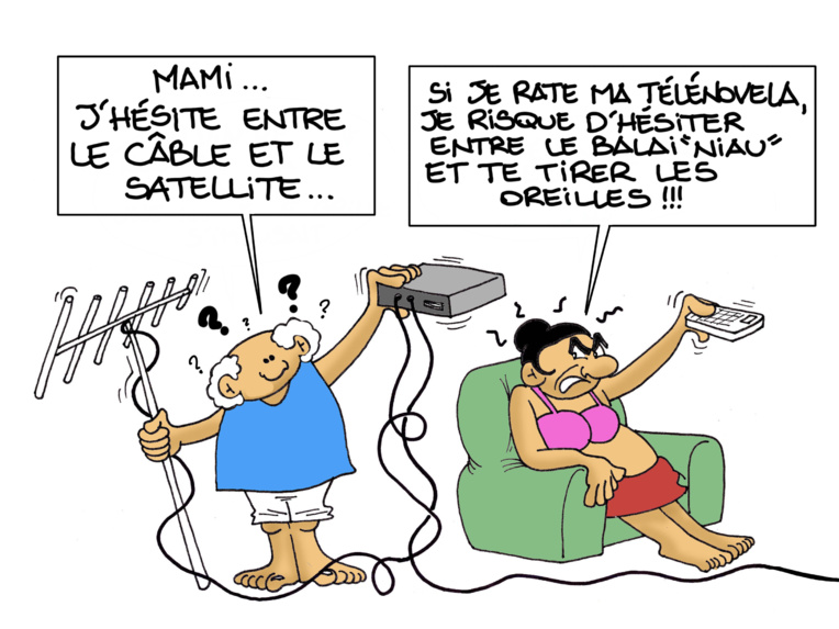 "Internet dans les îles", par Munoz "Internet dans les îles", par Munoz