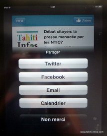 Le programme du FIFO mobile et interactif sur votre smartphone avec TAHITI INFOS