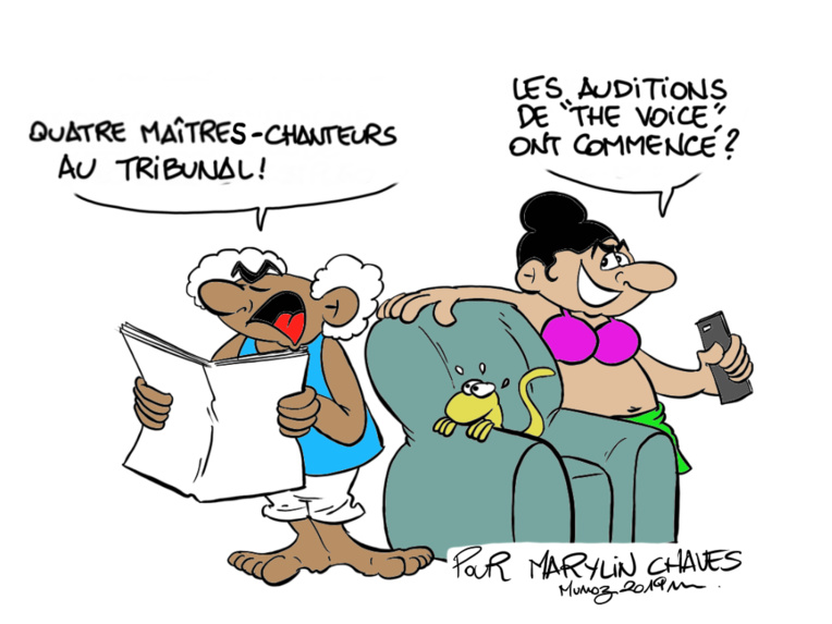 "Tentative de chantage à Hitia'a", par Munoz